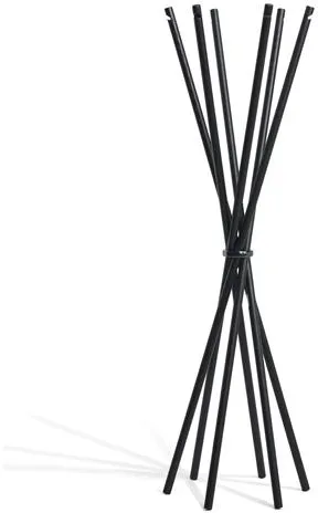 Møbel Copenhagen Coat Naulakko Musta lakattu saarni/Satiini musta